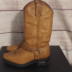 Size 6 Harley Davidson Tan Harness Riding Boots